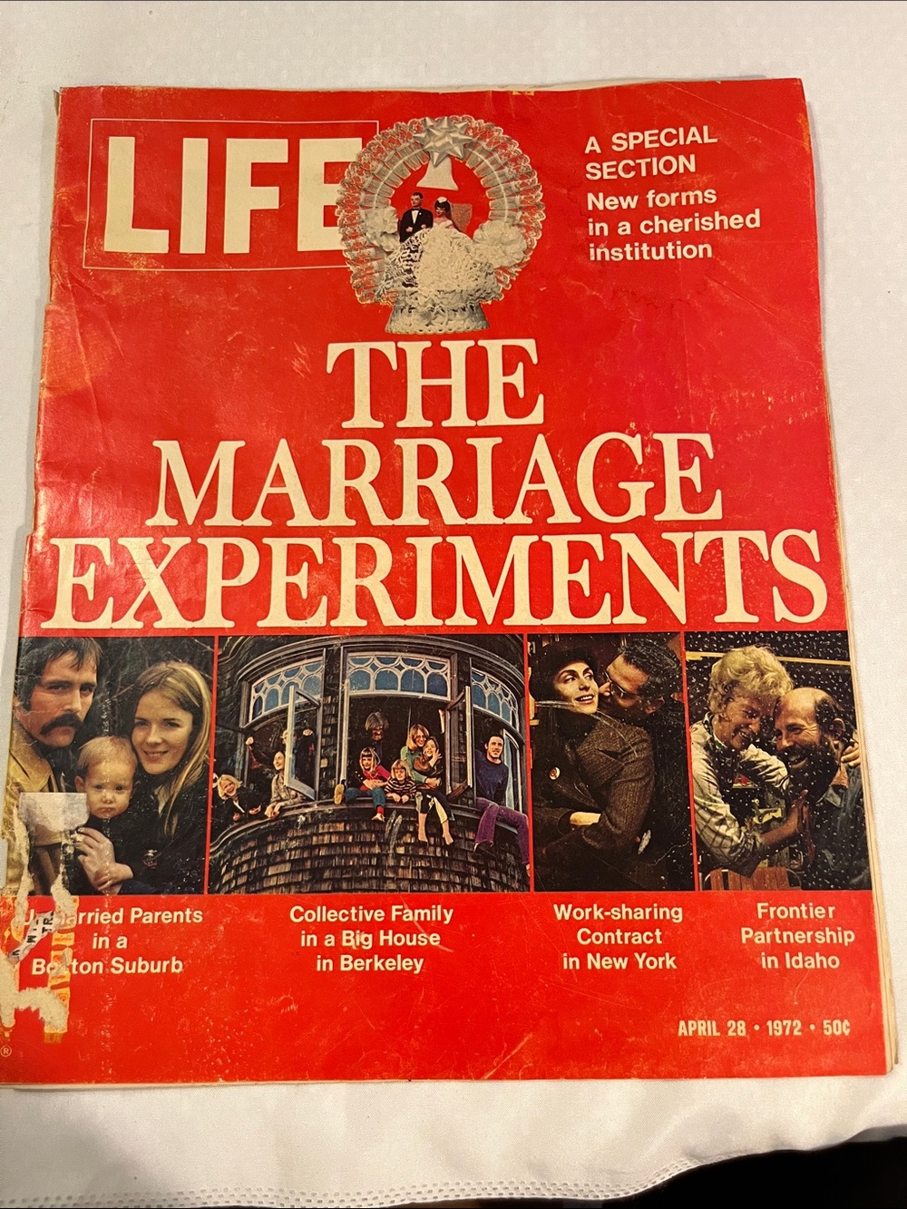 Life Magazine April 28 1972, The Marriage Experiments (VTG)